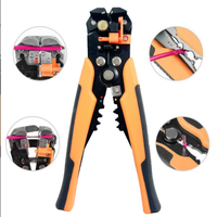 Kit d'outils multifonctionnels pour dénuder les fils et sertir les connecteurs, avec construction en acier A3 et poignée en PVC pour connecteurs PV