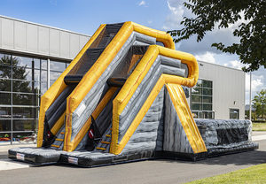 Ventas calientes Plataforma inflable de doble salto Juegos deportivos inflables gigantes Adultos <span class=keywords><strong>Torre</strong></span> de salto acrobático inflable Airbag Landing - Product Image 5