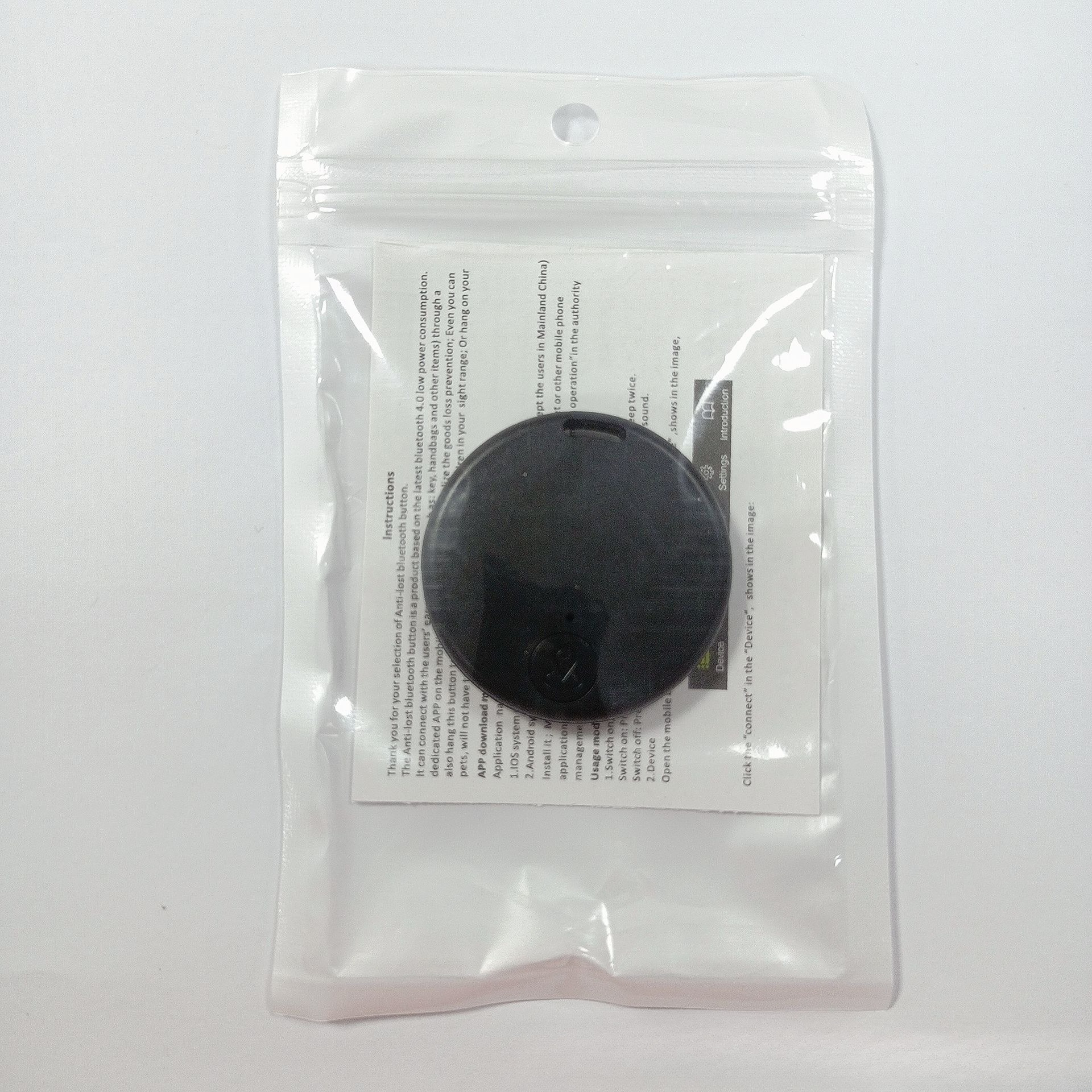 black + pearlescent bag + manual