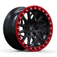 Rines de Aleación de Aluminio Forjados a Medida 17X8 18X8.5 6X139.7 5x150 5x127 6x135 para SUV, Camioneta, Vehículo Todoterreno 4x4, Ruedas Beadlock