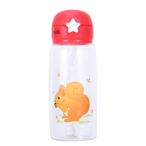 Plastic Straw Cup Bpa Free Cartoon Design For Kids And Students Back To School Gift Cup - Product Image 3