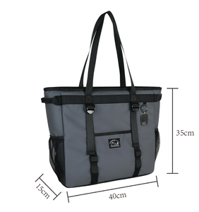 Sac isotherme pliable personnalisé en polyester 15L, imperméable et isolé thermiquement, pour le camping en plein air, la plage, les voyages et l'utilisation en voiture - Product Image 6