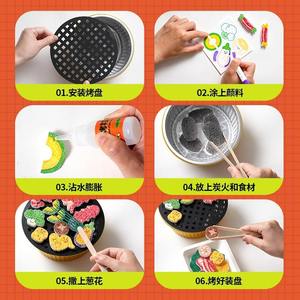 Juguete de Descompresión Creativo 3D Cali Play Foaming Fun Squeeze Bbq para Niños de 7 a 12 Años - Product Image 5