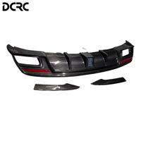 Pour Mercedes-Benz CLA W117 C117 Style PK Fibre de Carbone Becquet Arrière Diffuseur Arrière Pare-chocs 2013-2020