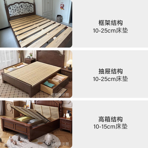 <span class=keywords><strong>Cama</strong></span> Individual de Madera Maciza <span class=keywords><strong>Estilo</strong></span> Americano Vintage, <span class=keywords><strong>Cama</strong></span> Pequeña <span class=keywords><strong>Estilo</strong></span> Princesa Moderna y Minimalista de Mediados de Siglo. - Product Image 2