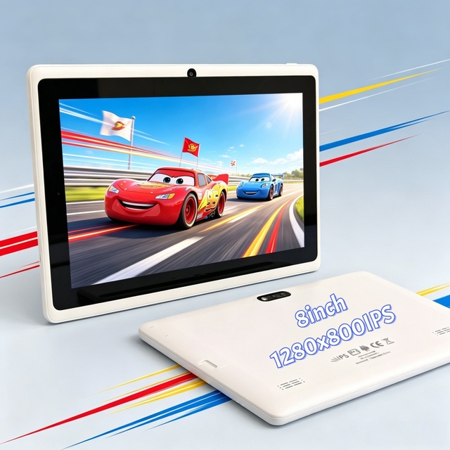 Cheap 8" Gift Tablet PC 1280*800 IPS Display Wifi 5G Network Android Tablet With Anti-drop Silicone Cover For Promotion