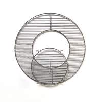 Grilles de gril rondes en acier inoxydable extra épaisses pour accessoires de barbecue et de foyer