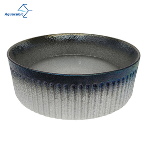 Lavabo in Metallo <span class=keywords><strong>Liquido</strong></span> - Lavandino da Appoggio in Ceramica con Finitura <span class=keywords><strong>a</strong></span> Specchio Elettroplaccata - Product Image 4