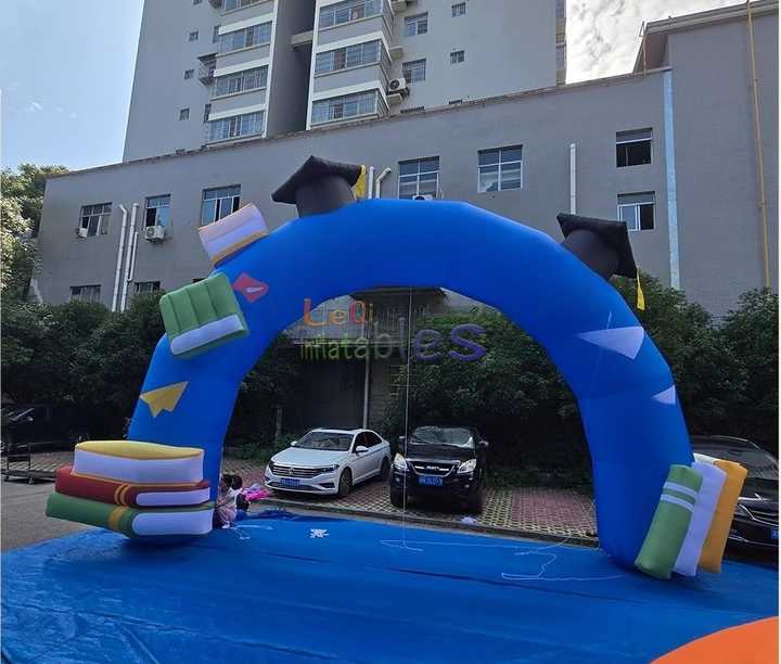 Graduation Inflatables Inflatable Book Entrance Arch Customized ...