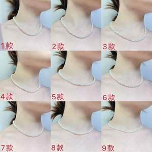 Collier de marque de niche baroque pour femmes, perle d'eau douce naturelle de millet, chaîne de clavicule, perles de forme irrégulière - Product Image 3