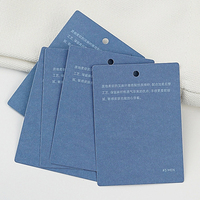 Étiquettes de vêtements personnalisées en papier découpé de haute qualité, écologiques, fabriquées en usine, avec logo