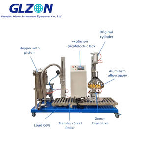 Ligne d'emballage automatique d'huile comestible |   Système de remplissage, de bouchage et d'étiquetage pour seaux, bouteilles et bidons de 5 gallons, et machine de remplissage - Product Image 6