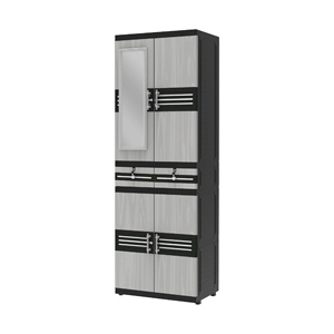 Mejora tu espacio con el colgador multifuncional MSC Drawer Fit con espejo, portátil, minimalista y moderno. - Product Image 2