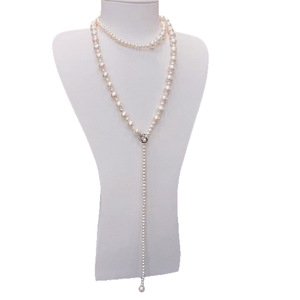 Collar de Perlas de Agua Dulce Naturales de 11-12 mm para Mujer, Cadena de Perlas con Luz Intensa, Cuentas Sueltas, Collar de Perlas Grandes - Product Image 5