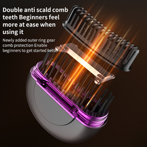 Sisir pelurus rambut Mini dapat diisi ulang, sikat pelurus nirkabel Anti melepuh tanpa kabel - Product Image 3