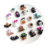 Decorazioni in Resina a Tema Halloween: Pipistrello, Fantasma, Ragno per Fiocchi Fai-da-Te, Scrapbooking e Lavoretti Creativi
