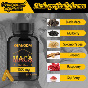Cápsulas de Maca <span class=keywords><strong>para</strong></span> Agrandamiento Masculino OEM ODM, Píldoras <span class=keywords><strong>para</strong></span> Mejorar el Rendimiento Masculino, Mayor Duración y Tamaño, 30 Cápsulas - Product Image 4