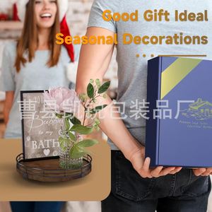 Wooden Round Rotating <b>Desktop</b> <b>Shelf</b> Iron Wood Kitchen Spice Bottle Rack Storage Tray Multifunctional - Product Image 4