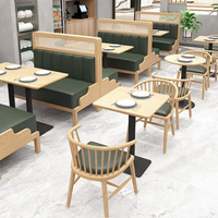 Ensembles de meubles de restaurant personnalisés pour hôtels et écoles – Design moderne, banquettes, tables, chaises, tabourets de bar – Durables et écologiques