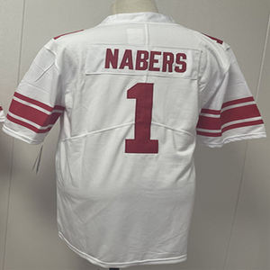 2025 पुरुष 1 मलिक नाबर्स 44 कैम स्केटबो फुटबॉल जर्सी ने 51 अबुल कार्टर 6 जैक्ससन डार्ट शर्ट आकार S-3XL - Product Image 4