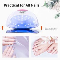 SUN2C 48W Lampe UV LED pour Séchage des Ongles en Gel, Vernis à Ongles, Manucure Professionnelle, Lampe de Polymérisation pour Salon, Lampe UV pour Ongles en Gel