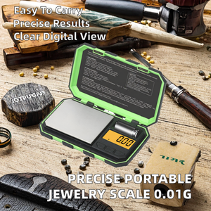 High Quality Portable <b>Digital</b> <b>Pocket</b> Jewelry <b>Scale</b> 0.1g Accuracy 500g Capacity Battery Miniaturized High-End Weight Display - Product Image 2