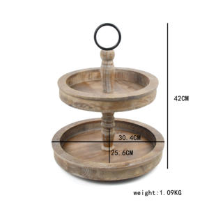 Brown Box Natural Single Wood Storage <b>Trays</b> Modern Rectangle American Style Sales China Factory Price Wood Serving <b>Tray</b> Rustic - Product Image 3