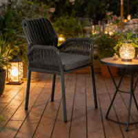 Chaise de plage pliante moderne en fer avec accoudoirs et dossier réglables - Conception légère et portable pour le camping, la pêche et les pique-niques en plein air