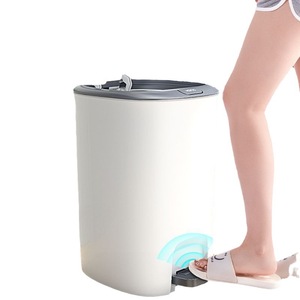 Household Trash Can With Lid Foot Pedal Cylindrical Indoor Use <b>Large</b> Capacity Odor Proof <b>Kitchen</b> Bathroom Toilet Waste <b>Bin</b> - Product Image 3