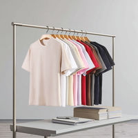 T-shirt vintage en coton 220G à col rond et manches courtes pour homme, impression sérigraphique écologique