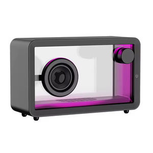 Alta Qualidade M8 Colorido Rgb Lâmpada Vidro Transparente Criativo Wirled Speaker Portátil Ao Ar Livre Hi-fi Stereo <span class=keywords><strong>Sound</strong></span> - Product Image 1