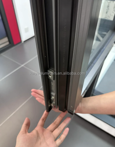 Porte <span class=keywords><strong>coulissante</strong></span> insonorisée de qualité supérieure et fenêtre sur mesure, système de portes et fenêtres en aluminium pour usage résidentiel - Product Image 3