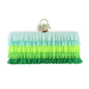 Rectangle White <b>Table</b> Skirting Designs <b>Table</b> Skirt <b>Table</b> - Product Image 5