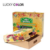 Custom Groente Kartonnen Doos Fruit Verpakking Dozen Tomaat Verpakking Golfkarton Doos