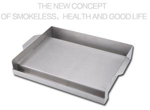 Large Flat Top Griddle Pan Wide Stainless Steel <strong>Teppanyaki</strong> Griddle Plate for Outdoor Indoor Stove