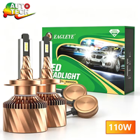 Nuevas Luces LED de Alta Intensidad para Faros Delanteros de Automóvil H1 H4 H7 H11 9005 110W 6500K 12/24V, Bombillas de Repuesto Universales