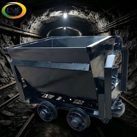 Chariot minier à déchargement latéral automatique CSME 1,7 m avec une charge maximale de 2,7 T, une largeur de 600 mm et une garantie d'un an à vendre