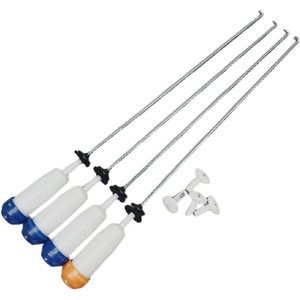 Varillas de suspensión para lavadora Sanyo, 43cm, con barra de equilibrio con amortiguador para uso doméstico, piezas de plástico duraderas - Product Image 1