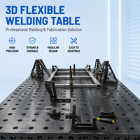 Banc de travail de soudage 3D robuste, plateforme de soudage en acier perforé de haute précision pour l'assemblage industriel