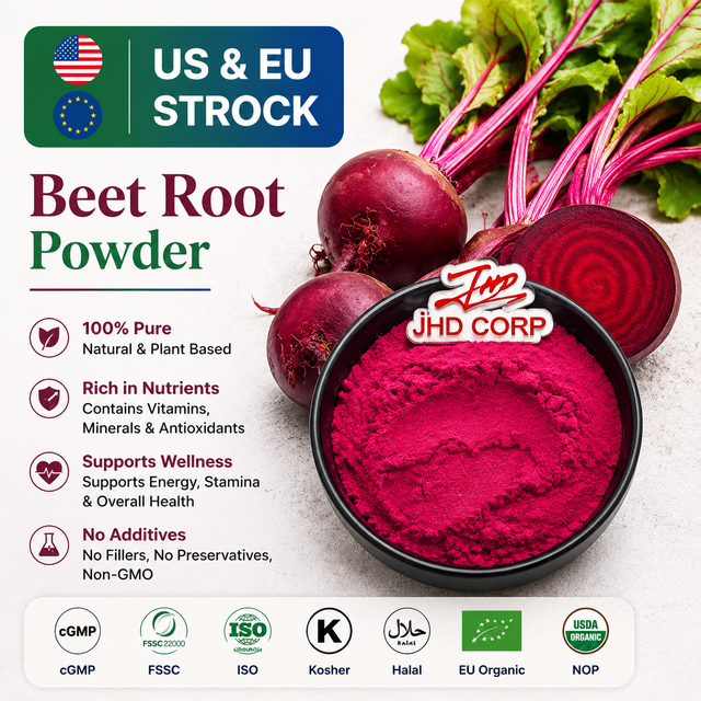 Red Beet Root Powder Spray Dried Water Soluble Food Grade for Dietary Supplement & Beverage