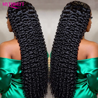 Perruques Lace Front en cheveux humains bruts vietnamiens Water Wave, sans colle, avec frontale HD 13x4, vente en gros pour femmes noires