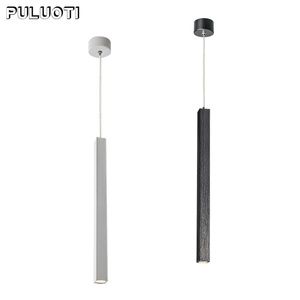 PULUOTI Nuovo design in alluminio di lusso appeso bianco nero coperta soggiorno <span class=keywords><strong>moderno</strong></span> <span class=keywords><strong>lampadario</strong></span> - Product Image 1