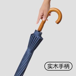 Parapluie de golf automatique classique personnalisé grand format, nouveau design, coupe-vent, sur mesure, diamètre ouvert 130 cm, tout-en-un pour les entreprises - Product Image 2