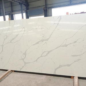 TMZ 5007 Crema PD, Piedra Artificial Blanca con Diseño de Cuarzo Impreso, Lujosa y Moderna, Gran Formato, Pulida, para Encimeras de Cocina, Paredes y Hoteles - Product Image 3