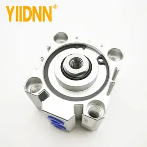 Xi Lanh Khí Nén Tác Động Kép Dòng SDA Xi Lanh Khí Nén Nhỏ Gọn Lỗ Khoan 32Mm Chất Lượng Cao 5/10/20/25/30/40/50/60/75/100Mm