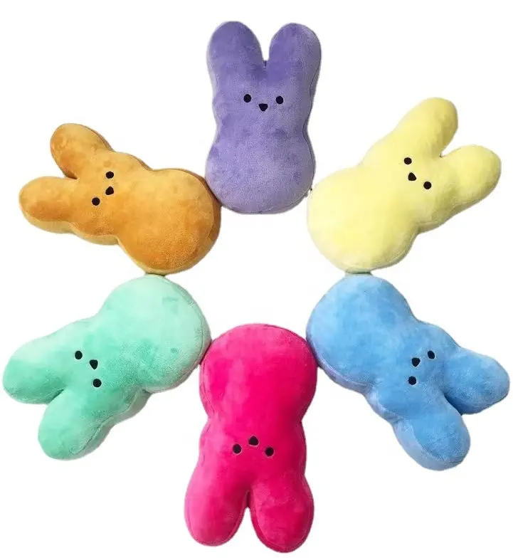 DL2114 peeps peluche conejito conejo Peep Pascua juguetes simulación Animal relleno muñeca para niños almohada suave regalos niña juguete