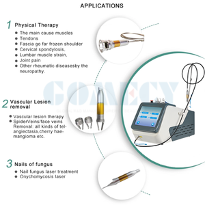 Láser de Diodo de Doble Longitud de Onda 980nm 1470nm para Terapia Láser Endovenosa EVLT, Eliminación Vascular y Lipólisis Láser para Disolver Grasa - Product Image 3