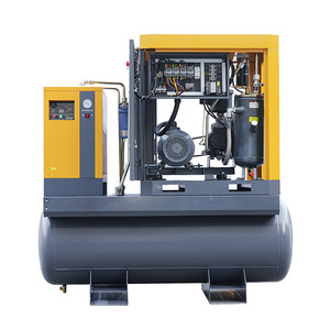 เครื่องอัดอากาศแบบสายพานสำหรับอุตสาหกรรม ยี่ห้อ Airking รุ่นเงียบ 15KW 20HP แบบสกรู พร้อมตัวกรองแห้ง 500 ลิตร สำหรับงานตัดด้วยเลเซอร์ - Product Image 3