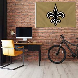 Promotion 32 équipes de la NFL 3 * 5ft 100% Polyester Rondelles en laiton durables intérieures et extérieures Double face New <span class=keywords><strong>Orleans</strong></span> Saint Flag - Product Image 2