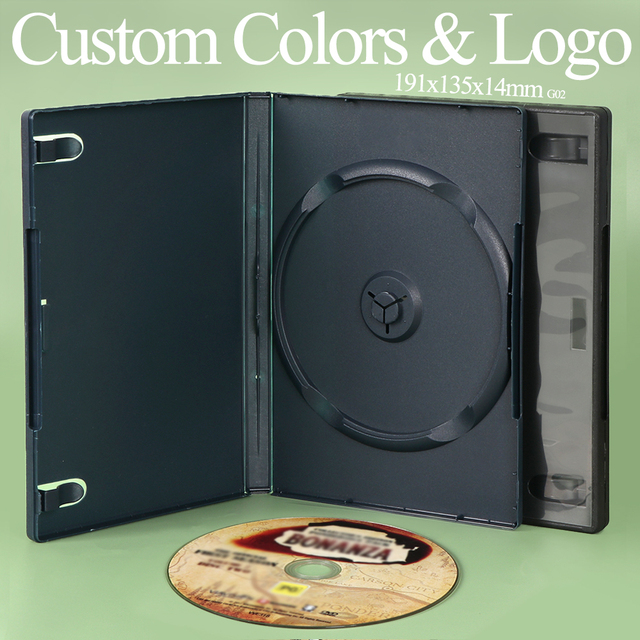 YUZMEI Standard DVD Case Plastic PS2 Cover Case Single Disc WII Game Box Replacement xBox 360 Xbox Series Game Disc Shell